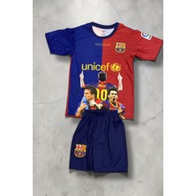 Çağrı Giyim Nostaljik Parçalı Resimli Messi Çocuk Forma