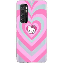 Mobilpad Xiaomi Mi Note 10 Lite Uyumlu Baskılı Yumuşak Silikon Şeffaf Telefon Kılıfı