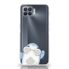 Mobilpad Oppo Reno 4 Lite Uyumlu Baskılı Yumuşak Silikon Şeffaf Telefon Kılıfı