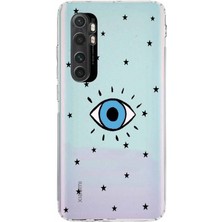 Mobilpad Xiaomi Mi Note 10 Lite Uyumlu Baskılı Yumuşak Silikon Şeffaf Telefon Kılıfı