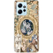 Mobilpad Xiaomi Redmi Note 12 4g Uyumlu Baskılı Yumuşak Silikon Şeffaf Telefon Kılıfı