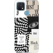 Mobilpad Oppo A15 / A15S Uyumlu Baskılı Yumuşak Silikon Şeffaf Telefon Kılıfı