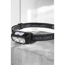 AyrStore Buğz Kafa Lambası Kamp Lambası Sensörlü Şarjlı Ayarlanabilir