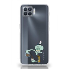 Mobilpad Oppo Reno 4 Lite Uyumlu Baskılı Yumuşak Silikon Şeffaf Telefon Kılıfı