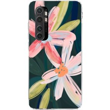 Mobilpad Xiaomi Mi Note 10 Lite Uyumlu Baskılı Yumuşak Silikon Şeffaf Telefon Kılıfı