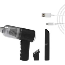 AyrStore Buğz Yeni Nesil Mini Vakumlu Araç Süpürgesi El Süpürgesi Şarjlı