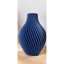 Hanart Modern Dekoratif Vazo 20 cm Lacivert