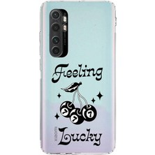 Mobilpad Xiaomi Mi Note 10 Lite Uyumlu Baskılı Yumuşak Silikon Şeffaf Telefon Kılıfı