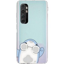 Mobilpad Xiaomi Mi Note 10 Lite Uyumlu Baskılı Yumuşak Silikon Şeffaf Telefon Kılıfı
