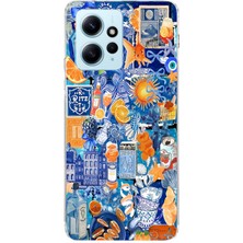 Mobilpad Xiaomi Redmi Note 12 4g Uyumlu Baskılı Yumuşak Silikon Şeffaf Telefon Kılıfı