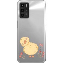 Mobilpad Oppo A16 / A55 Uyumlu Baskılı Yumuşak Silikon Şeffaf Telefon Kılıfı