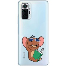 Mobilpad Xiaomi Redmi Note 10 Pro Uyumlu Baskılı Yumuşak Silikon Şeffaf Telefon Kılıfı