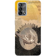 Mobilpad Oppo A74 Uyumlu Baskılı Yumuşak Silikon Şeffaf Telefon Kılıfı