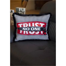 Adawall Trust No One Dekoratif Kırlent