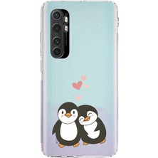 Mobilpad Xiaomi Mi Note 10 Lite Uyumlu Baskılı Yumuşak Silikon Şeffaf Telefon Kılıfı