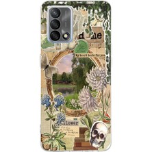 Mobilpad Oppo A74 Uyumlu Baskılı Yumuşak Silikon Şeffaf Telefon Kılıfı