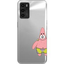 Mobilpad Oppo A16 / A55 Uyumlu Baskılı Yumuşak Silikon Şeffaf Telefon Kılıfı