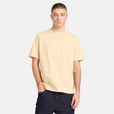 Timberland Garment Dye Logo Graphic Erkek T-Shirt