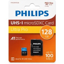 Indispensablely FM12MP65B/00 128GB CLASS10 Uhs-I U3 Adaptörlü Micro Sdxc Kart