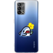 Mobilpad Oppo A74 Uyumlu Baskılı Yumuşak Silikon Şeffaf Telefon Kılıfı