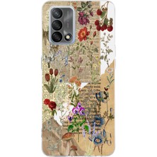 Mobilpad Oppo A74 Uyumlu Baskılı Yumuşak Silikon Şeffaf Telefon Kılıfı