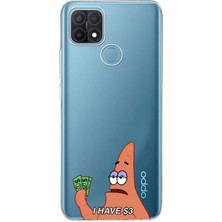 Mobilpad Oppo A15 / A15S Uyumlu Baskılı Yumuşak Silikon Şeffaf Telefon Kılıfı