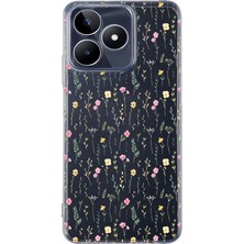 Mobilpad Realme C53 Uyumlu Baskılı Yumuşak Silikon Şeffaf Telefon Kılıfı