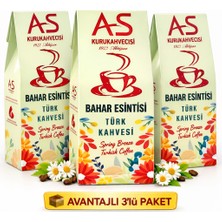 As Kurukahvecisi 3\'lü Bahar Esintisi Türk Kahvesi Ekonomik Set