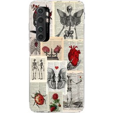 Mobilpad Xiaomi Mi Note 10 Lite Uyumlu Baskılı Yumuşak Silikon Şeffaf Telefon Kılıfı