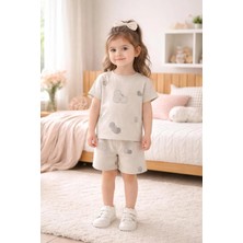 GMG Collection Baby Rahat Giyim Şort Tişört Pijama Takımm Desenli