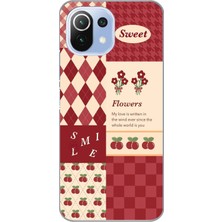 Mobilpad Xiaomi Mi 11 Lite Uyumlu Baskılı Yumuşak Silikon Şeffaf Telefon Kılıfı