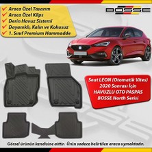 Seat Leon (Otomatik) Paspas Araca Özel 2020 Sonrası Derin Havuzlu Paspas Bosse North Serisi