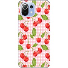 Mobilpad Xiaomi Mi 11 Lite Uyumlu Baskılı Yumuşak Silikon Şeffaf Telefon Kılıfı