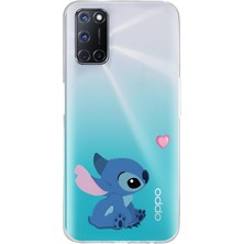 Mobilpad Oppo A52 / A72 / A92 Uyumlu Baskılı Yumuşak Silikon Şeffaf Telefon Kılıfı