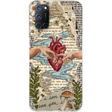 Mobilpad Oppo A52 / A72 / A92 Uyumlu Baskılı Yumuşak Silikon Şeffaf Telefon Kılıfı