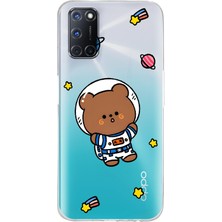 Mobilpad Oppo A52 / A72 / A92 Uyumlu Baskılı Yumuşak Silikon Şeffaf Telefon Kılıfı