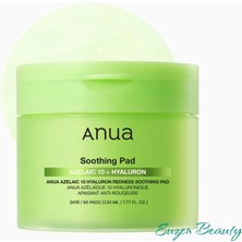 Anua Azelaik 10 Hyaluron Kızarıklık Yatıştırıcı Ped, Sorunlu ve Lekeli Cilt Bakımı, Azelaik Asit ve Hyaluronik Asit Içeren Hızlı ve Kolay Esnek Yüz Maskesi, Kore Cilt Bakımı (90 Ped)