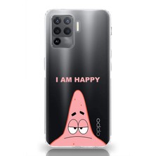 Mobilpad Oppo Reno 5 Lite Uyumlu Baskılı Yumuşak Silikon Şeffaf Telefon Kılıfı