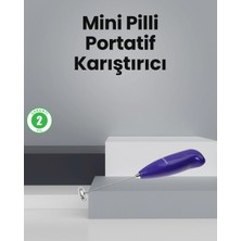 AyrStore Buğz Mutfak Için Mini El Mikseri – Kahve, Süt, Krema ve Sos Karıştırıcı