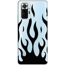 Mobilpad Xiaomi Redmi Note 10 Pro Uyumlu Baskılı Yumuşak Silikon Şeffaf Telefon Kılıfı