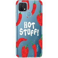 Mobilpad Oppo A15 / A15S Uyumlu Baskılı Yumuşak Silikon Şeffaf Telefon Kılıfı