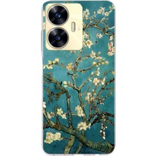 Mobilpad Realme C55 Uyumlu Baskılı Yumuşak Silikon Şeffaf Telefon Kılıfı