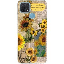 Mobilpad Oppo A15 / A15S Uyumlu Baskılı Yumuşak Silikon Şeffaf Telefon Kılıfı