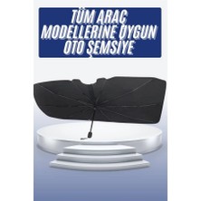 AyrStore Buğz Oto Ön Cam Güneşliği Otomatik Katlanabilir Gölgelik Oto Cam Şemsiye