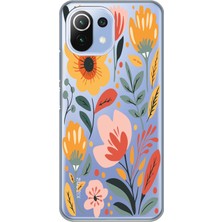 Mobilpad Xiaomi Mi 11 Lite Uyumlu Baskılı Yumuşak Silikon Şeffaf Telefon Kılıfı