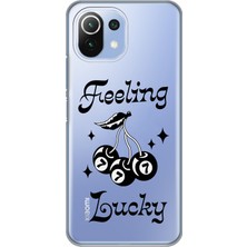 Mobilpad Xiaomi Mi 11 Lite Uyumlu Baskılı Yumuşak Silikon Şeffaf Telefon Kılıfı