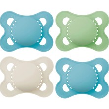 Mam Original Matte Pacifier Mavi 4'lü Emzik 0-6 Ay