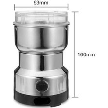 AyrStore Buğz Elektrikli Paslanmaz Çelik Baharat Pirinç Öğütücü