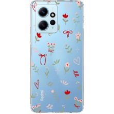 Mobilpad Xiaomi Redmi Note 12 4g Uyumlu Baskılı Yumuşak Silikon Şeffaf Telefon Kılıfı