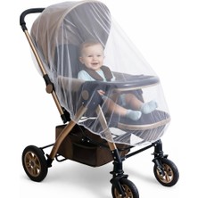 Rukiye Yavuz Pamuk Pazen Bebek Arabası ve Puset Sinekliği – Lastikli Nefes Alabilen File Sivrisinek Koruyucu Tül